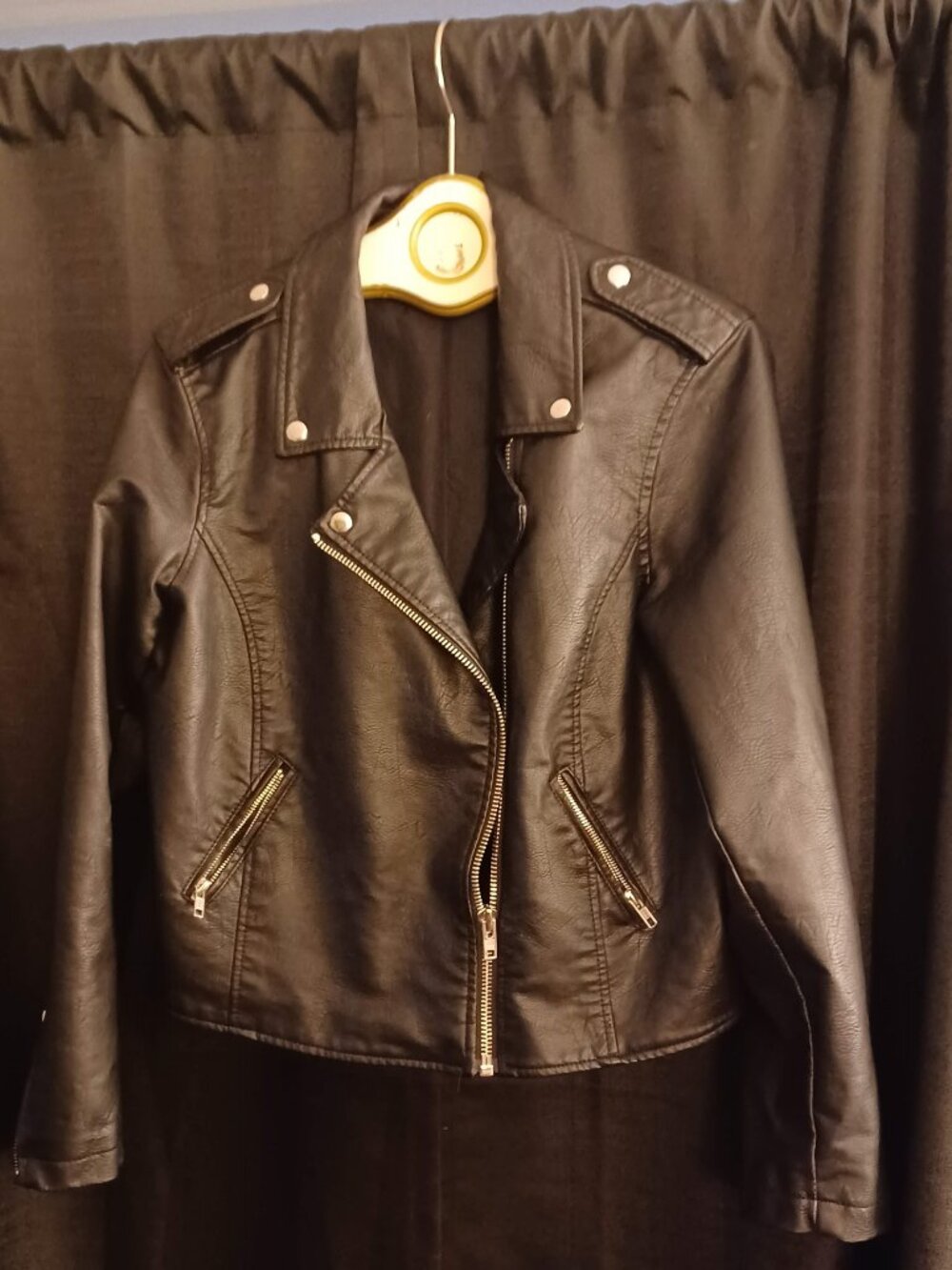 No Boundaries Leather Moto Jacket Siz XL